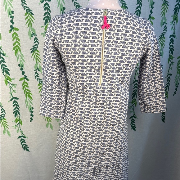 Vineyard Vines Blue Elephant Pattern Dress E2 - Picture 4 of 4